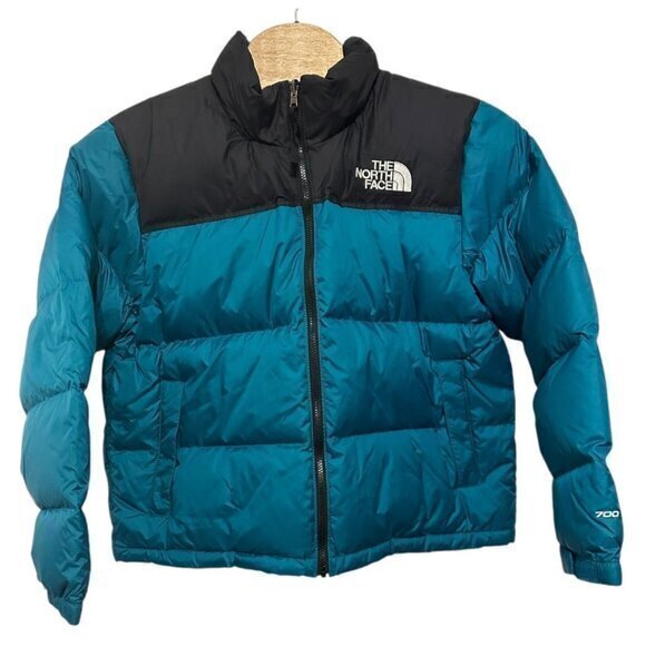 THE NORTH FACE 1996 Retro Nuptse 700 Harbor Blue Insulated Jacket Women 1X NWOT - Picture 14 of 14